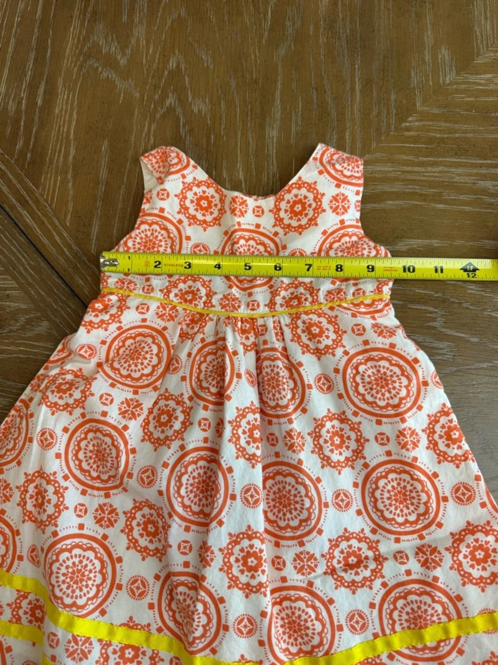 The Children's Place Orange and white Sundress 2T - Picture 5 of 6